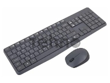 Клавиатура+мышь Logitech Wireless Desktop MK235, (Keybord&mouse),  USB, Black, [920-007931./920-007948]