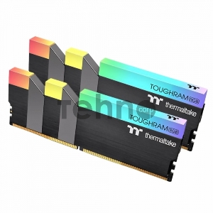 Модуль памяти 16GB Thermaltake DDR4 3600 DIMM TOUGHRAM RGB Black Gaming Memory Non-ECC, CL18, 1.35V, Heat Shield, XMP 2.0, Kit (2x8GB), RTL