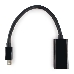 Переходник miniDisplayPort - DisplayPort, Cablexpert A-mDPM-DPF-001, 20M/20F, длина 16см, черный, пакет, фото 2