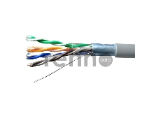 Кабель витая пара F/UTP кат.5E 4х2х24AWG solid CU PVC Standard сер. (м) SUPRLAN