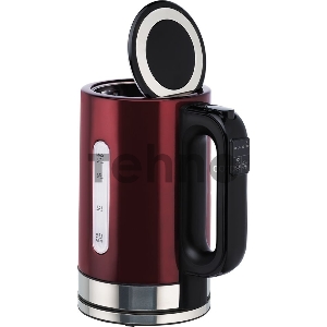 Чайник электрический Scarlett SC-EK21S78 1.7л. 2200Вт бордовый (корпус: нержавеющая сталь)