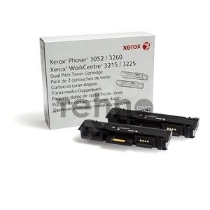 Тонер-картридж XEROX 106R02782 черный, 6000 стр. (упаковка 2шт х 3000 стр.), для Phaser 3052/3260/WC 3215/25  (channels)