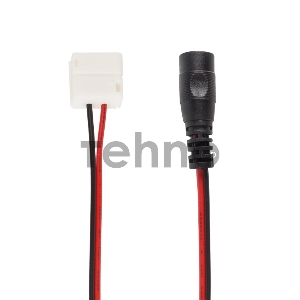 Коннектор питания с джеком для одноцветных светодиодных лент 120 диодов/метр с влагозащитой LAMPER