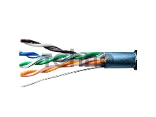 Кабель витая пара F/UTP кат.5E 4х2х24AWG solid CU PE Outdoor Standard черн.