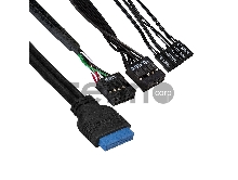 Корпус Minitower ExeGate EX291147RUS BAA-105U2-01-AAA450 (mATX, БП AAA450 с вент. 8см, 2*USB+2*USB3.0, аудио, черный)