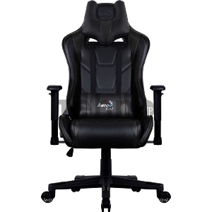 Кресло для геймера Aerocool AC220 AIR-B , черное, с перфорацией, до 150 кг, размер, см (ШхГхВ) : 66х63х125/133.