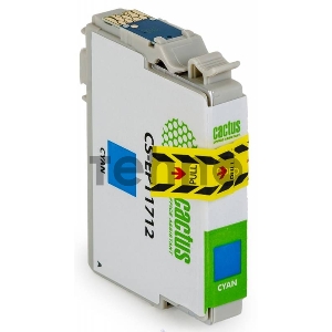 Картридж струйный Cactus CS-EPT1712 голубой для Epson Expression Home XP-33/103/203/207/303 (10ml)