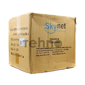 Кабель SkyNet Premium FTP outdoor 4x2x0,51 на тросу, медный, FLUKE TEST, кат.5e, однож., 305 м, на катушке, черный