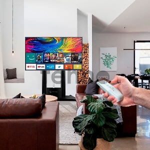 Стойка для телевизора с кронштейном ONKRON TS2210 55-100, мобильная, чёрная