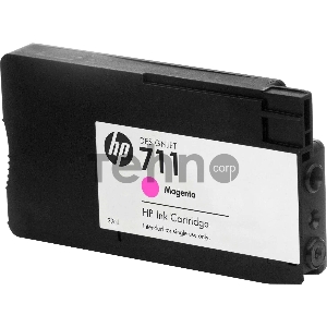 Картридж струйный HP №711 CZ135A пурпурный x3уп. для HP DJ T120/T520