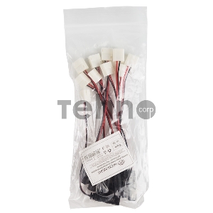 Коннектор питания с джеком для одноцветных светодиодных лент 120 диодов/метр с влагозащитой LAMPER