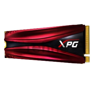 Накопитель SSD M.2 ADATA 256Gb XPG S11 Pro <AGAMMIXS11P-256GT-C> (PCI-E 3.0 x4, up to 3500/1200Mbs, 290000 IOPs, 3D TLC, NVMe 1.3, 22x80mm, радиатор)