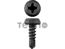 Саморезы КЛМ-СФ со сверлом для листового металла, 11 х 3.8 мм, 22 000 шт, фосфатированные, ЗУБР