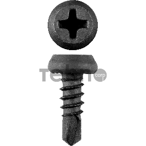 Саморезы КЛМ-СФ со сверлом для листового металла, 11 х 3.8 мм, 22 000 шт, фосфатированные, ЗУБР