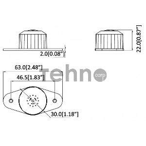 Микрофон проводной Dahua DH-HAP100 черный