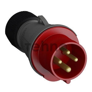 Вилка кабельная ABB 2CMA101956R1000  Easy&Safe 316EP6,16А,3P+E,IP44,6ч