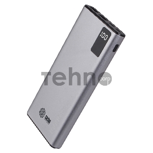 Мобильный аккумулятор Cactus CS-PBFSLT-10000 10000mAh 3A 2xUSB серый