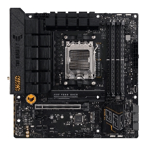 Материнская плата Asus TUF GAMING B650M-E WIFI SocketAM5 AMD B650 4xDDR5 mATX AC`97 8ch(7.1) 2.5Gg RAID+HDMI+DP