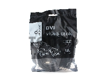 Кабель DVI-D single link Cablexpert CC-DVIL-BK-6, 19M/19M, 1.8м, CCS, черный, экран, феррит.кольца, пакет