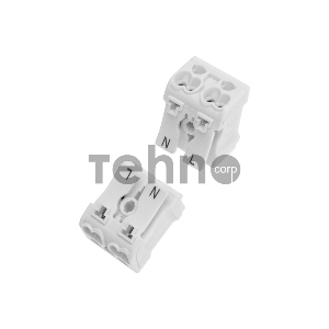 Клемма пружинная соединительная КСП 2-полюсная (100 шт./уп.) REXANT