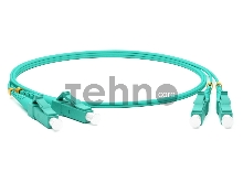 Патч-корд Hyperline волоконно-оптический (шнур) MM 50/125(OM3), LC-LC, duplex, LSZH, 2 м FC-D2-503-LC/PR-LC/PR-H-2M-LSZH-AQ (FC-503-LC-LC-10G-2M)