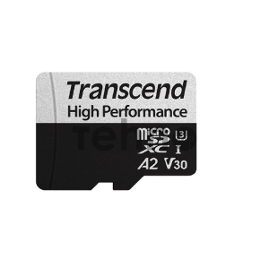 Флеш-накопитель Transcend Карта памяти Transcend 64GB UHS-I U3 A2 microSD microSD w/ adapter