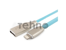 Кабель Cablexpert для Apple CC-G-APUSB01Bl-1M, AM/Lightning, серия Gold, длина 1м, синий, блистер