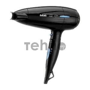 Фен BBK BHD3201i черный/голубой Фен BBK BHD3201i черный/голубой
