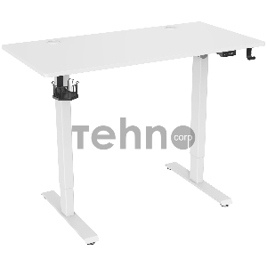 Стол Cactus CS-ED-WWT столешница МДФ белый каркас белый