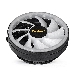 Кулер ExeGate EX286158RUS Dark Magic EE126XL-PWM.RGB (Al black coating, 4 copper heatpipe, LGA775/1150/1151/1155/1156/1200/AM2/AM2+/AM3/AM3+/AM4/FM1/FM2/754/939/940, TDP 125W, Fan 120mm, PWM, 900-2000RPM, Hydro bearing, 4pin, 11-24db, 410г, черный, RGB подсветка, с термопастой, на защелках, Retail color box), фото 2