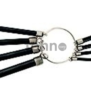 Набор ключей SPARTA 112667  TORX  9шт T10х550 оксидированные на кольце