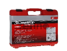 Набор слесарно-монтажный MATRIX 13586  с квадратами 1/4'' 1/2'' и  5/16'' 112 предм. profi