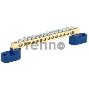 Шина нулевая ШНИ 6х9-14 У2-С на 2х угл. изол. ИЭК YNN10-69-14C2-K07