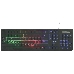 Клавиатура с подсветкой Gembird KB-250L, USB, черный, 104 клавиши, подсветка Rainbow, шоколадный тип клавиш, кабель 1.5м, фото 1