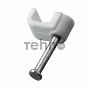 Крепеж кабеля плоский 6 х 4 мм, белый (упак. 50 шт)  REXANT