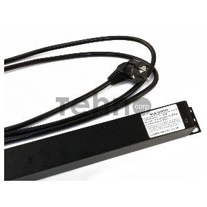 Hyperline SHE19-8SH-S-2.5EU Блок розеток для 19