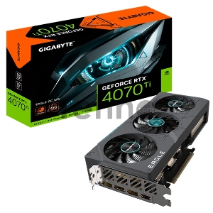 Видеокарта Gigabyte PCI-E 4.0 GV-N407TEAGLE OC-12GD 2.0 NVIDIA GeForce RTX 4070TI 12288Mb 192 GDDR6X 2625/21000 HDMIx1 DPx3 HDCP Ret