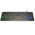 Клавиатура с подсветкой Gembird KB-250L, USB, черный, 104 клавиши, подсветка Rainbow, шоколадный тип клавиш, кабель 1.5м, фото 3