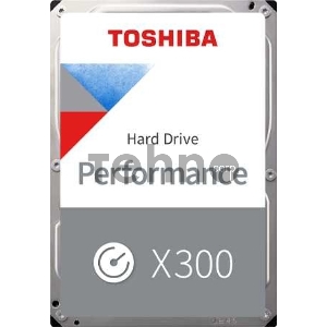 Жесткий диск TOSHIBA HDWR31GUZSVA/HDETX10ZPA51 X300 BULK High-Performance 16ТБ 3,5 7200RPM 256MB SATA-III