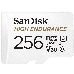 Флеш карта microSD 256GB SanDisk microSDXC Class 10 UHS-I U3 V30 High Endurance Video Monitoring Card, фото 2