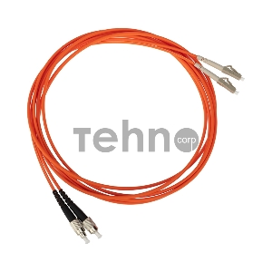 Патч-корд оптический переходной (MM), 50/125 (OM2), LC/UPC-FC/UPC, (Duplex), LSZH, 3м