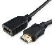 Удлинитель кабеля HDMI Cablexpert CC-HDMI4X-0.5M, 0.5 м, v2.0, 19M/19F, черный, экран, фото 2