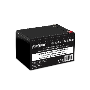 Батарея ExeGate HR 12-7.2 (12V 7.2Ah), клеммы F2