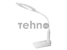 Светильник Camelion KD-814  C01 белый LED (Св-к наст.,основ-е+струб,7 Вт,230В, сенс.вкл.,4 ур.ярк,450 лм,4000К)