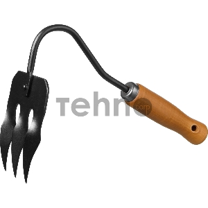 Грабли-рыхлитель GRINDA 421514 PROLine  3-хзубые с деревянной ручкой,120х86х265мм