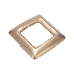 Рамка 1-я DEA горизонтальная Золотой Металлик KRANZ (1-20-240), фото 3