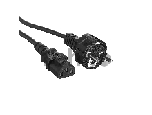 Кабель питания ExeGate Power PC-1,8P (Евровилка Schuko->С13) VDE-250V-3*0.75-CU, 10A, черный, 1.8м