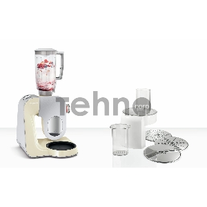 Кухонный комбайн Bosch MUM58920 1000Вт ванильный/серебристый