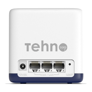 Система Mercusys MESH AC1900 Whole Home Mesh Wi-Fi System, 3× Internal Antennas, 3×GB ports (WAN/LAN) (2-pack)