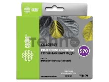 Картридж струйный Cactus CS-LC970Y желтый для Brother DCP-135C/150C/MFC-235C (20ml)